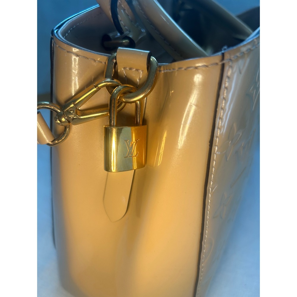 Louis Vuitton Montaigne BB Monogram Vernis CA1165 Dune Nude #475 - Picture 14 of 16